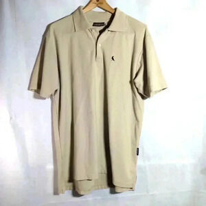 Jose Cuervo Tan Polo Shirt Crow logo sz XL